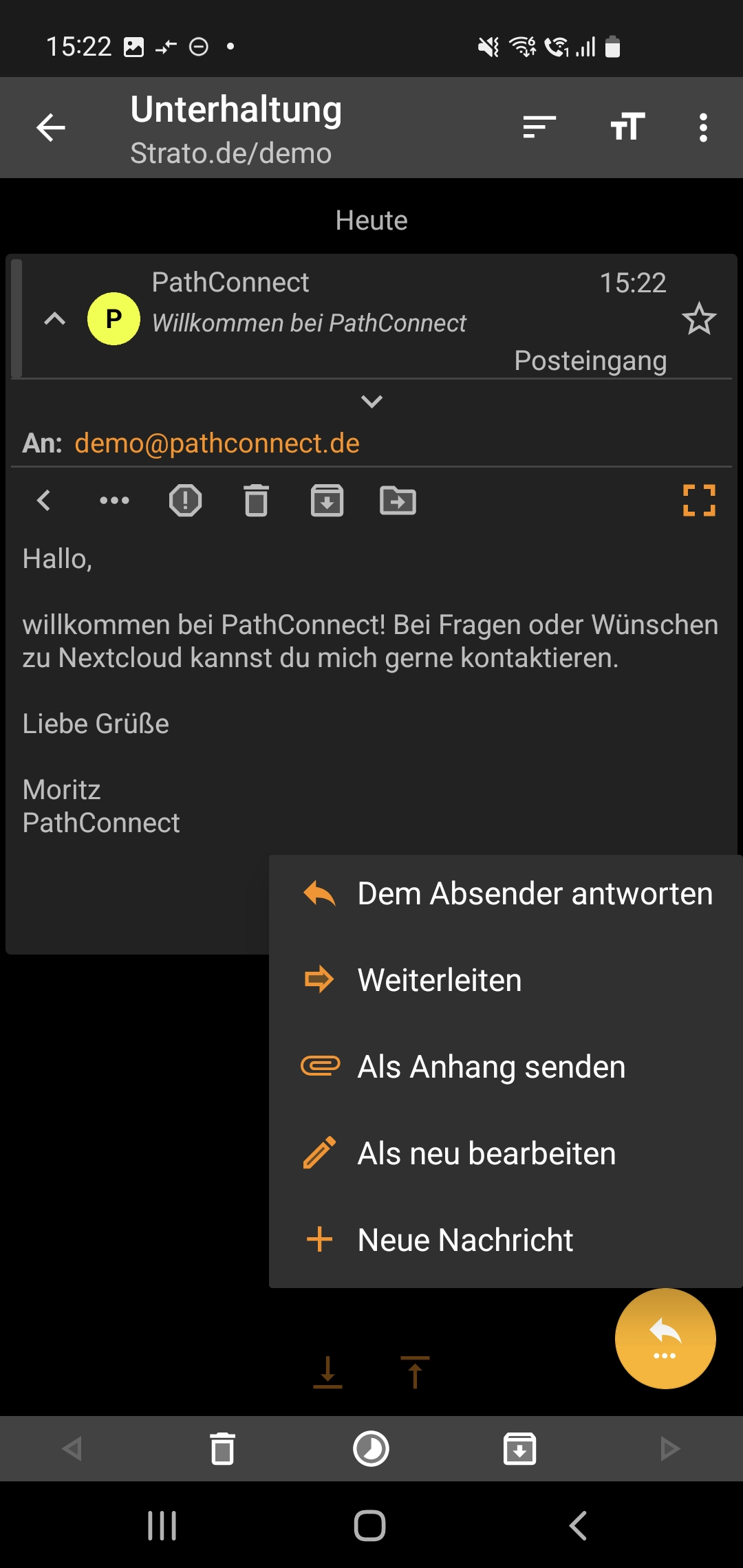 FairEmail Grundfunktion 2